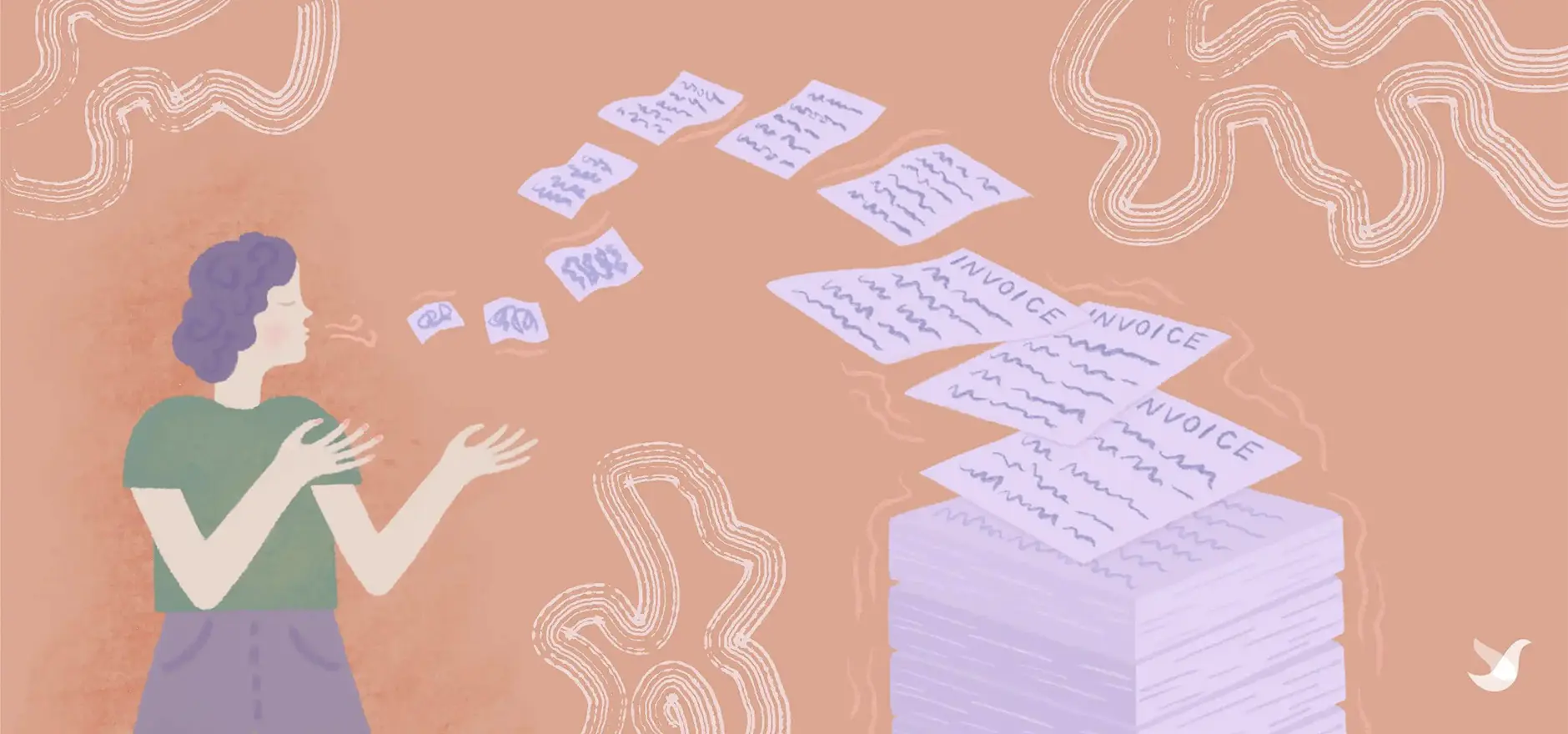 Tips on how to organise paper invoices and receipts for businesses